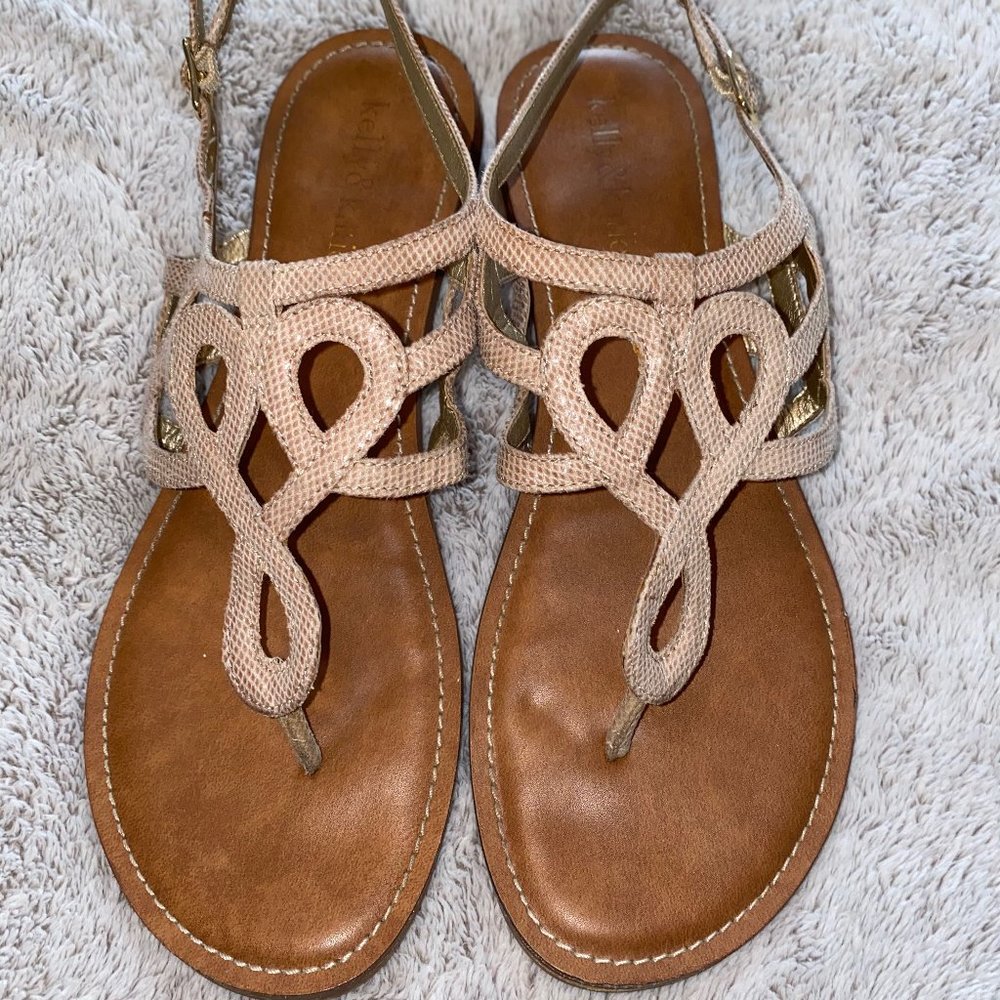 Kelly & Katie Nude Sandals